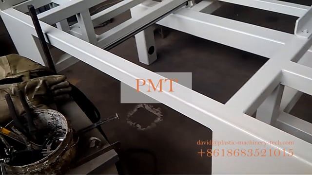 Lifting robot which used on PVC foam board production line and so on смотреть онлайн