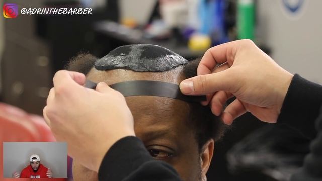Man Weave Afro Taper Transformation | FULL UNIT INSTALL смотреть онлайн