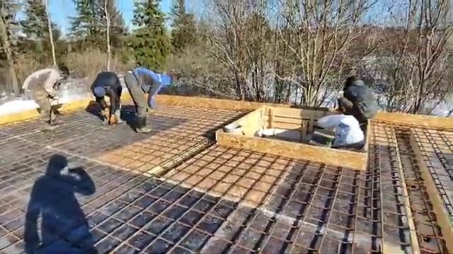 Заливаем межэтажное перекрытие дома из газобетона смотреть онлайн