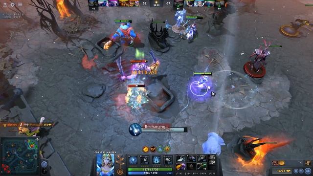 [Dota 2 с посанами] Цмка нагибает, а её с одной тычки(99(9( смотреть онлайн