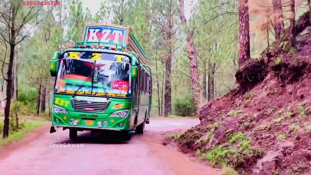KZT Transport || Dangerous Bus Driving On High Mountains Of Kashmir || Beautifull Views смотреть онлайн