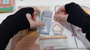 Игровой домик для куклы на Липучках! paper dollhouse