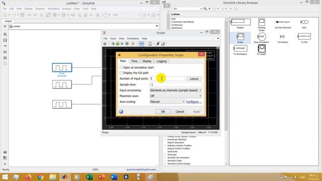 Scope and its setting / MATLAB/SIMULINK 2018 смотреть онлайн