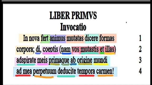 Aprender latín 1(Metamorfosis Ovidio) смотреть онлайн