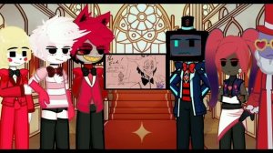 hazbin hotel react to radiostatic | watch in 2.0 speed!