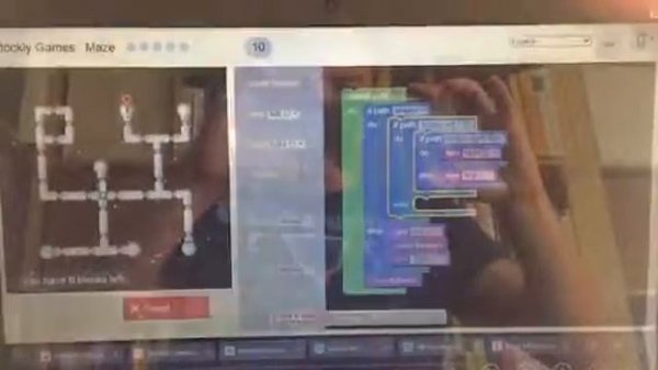 Google Blockly Games Maze Level 10 Solution