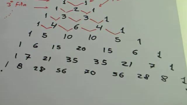 TRIANGULO DE PASCAL O TRIANGULO NUMÉRICO. смотреть онлайн