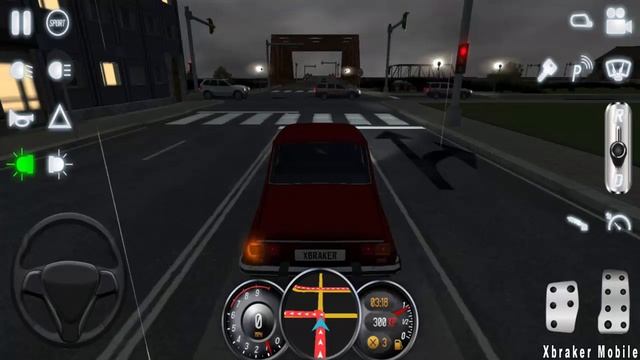 Driving School 2017 - Red Classic Dacia 1310 Driving - Android Gameplay FHD смотреть онлайн