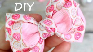 Прочные бантики из репсовой ленты. Лучший вариант на весну