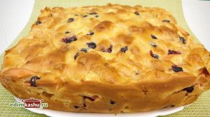 Ленивый пирог с яблоками на кефире/ Заливные пироги в духовке