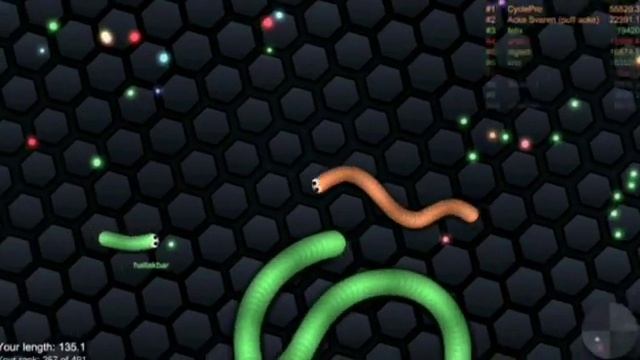Снова Slither.io смотреть онлайн