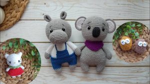 Вязовлог #5. Готовые игрушки и брелоки из полухлопковой пряжи. Немного покупок.