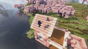 Милый домик у воды! Minecraft!