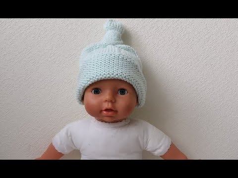 Шапочка для новорожденного "УЗЕЛОК"! Вяжем спицами! смотреть онлайн