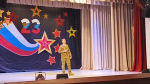 Егор Спирин - Русский парень. Концерт посвящённый дню защитника отечества в посёлке Полетаево.