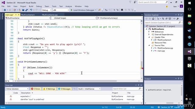 [Udemy UE4 C++] 042 Win or Lose Screen смотреть онлайн