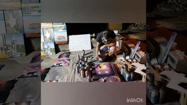 Монтенегро. Уличный художник. Курорт. 2018 .отпуск Будва смотреть онлайн