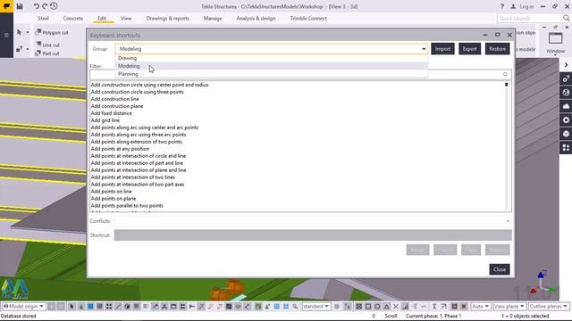 How to Create your own Keyboard Shortcuts in Tekla Structures смотреть онлайн