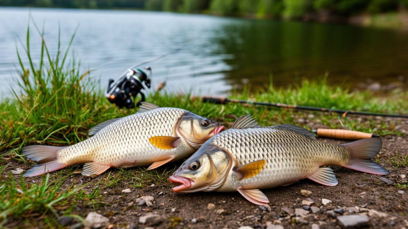 КАРАСЬ В АПРЕЛЕ НА УДОЧКУ.