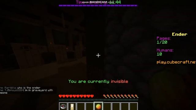 Сможет ли нуб убежать от slenderman? Новая мини игра на сервере CubeCraft! смотреть онлайн