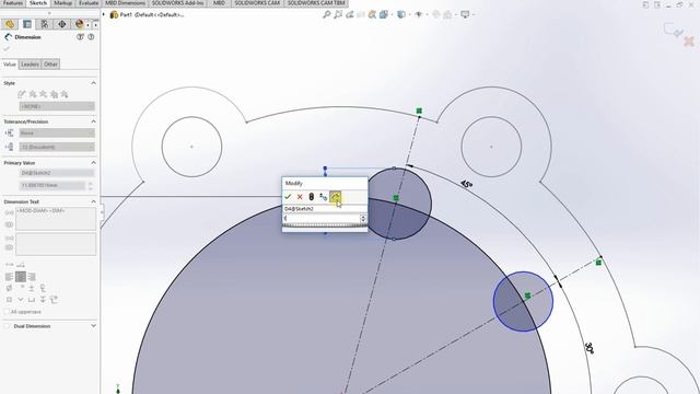 06. Solidworks 2020 tutorial for very beginners Rotor Holder (06 of 08) смотреть онлайн