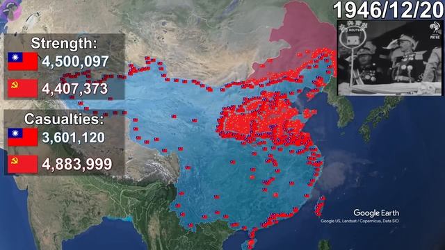The Chinese Civil War with Units using Google Earth.mp4 смотреть онлайн