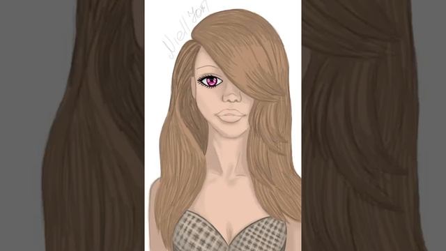 Draw cute girl on request/ Рисую девушку на заказ смотреть онлайн