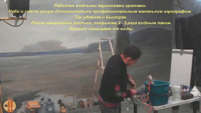 Роспись стен . Подземная парковка. Москва 2012 г. смотреть онлайн