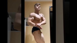 Young Muscle God Nikita Bondarenko (Ukraine) strips off to show us his godly sculpted body
