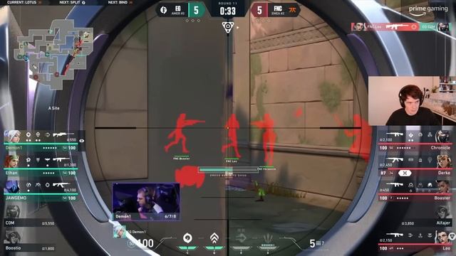 FNATIC v EG Map 1 Lotus GRAND FINAL смотреть онлайн