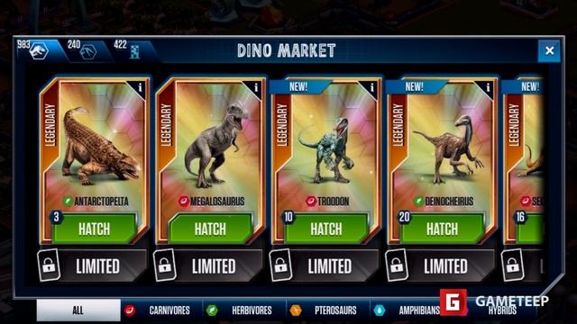 Jurassic World - Henodus Pack Opening смотреть онлайн