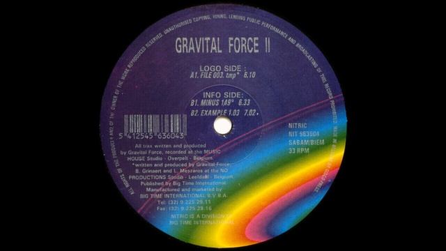 Gravital Force II – FILE 003.tmp (Tech Trance 1996) смотреть онлайн