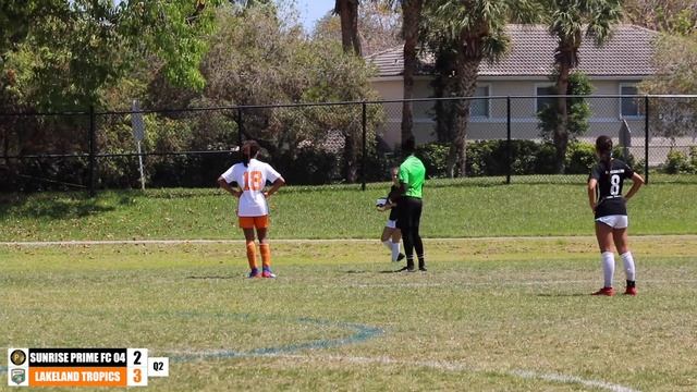 FC Prime Elite GU17 vs Lakeland Tropics U17 Girls Showcase (Soccer Game) смотреть онлайн