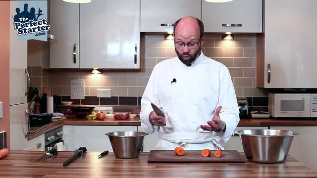 How to block off a carrot, by Michelin star chef Russell Brown смотреть онлайн