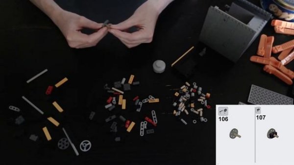 Lego Bricklink Sheriff's Safe (910016) Build