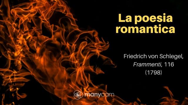 Che cos'è la poesia romantica? - La risposta in un "Frammento" di Friedrich von Schlegel del 1798 смотреть онлайн