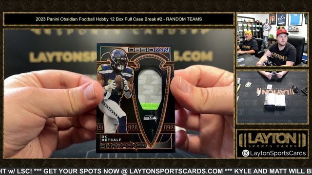 2023 Panini Obsidian Football Hobby 12 Box Full Case Break #2 RANDOM TEAMS смотреть онлайн