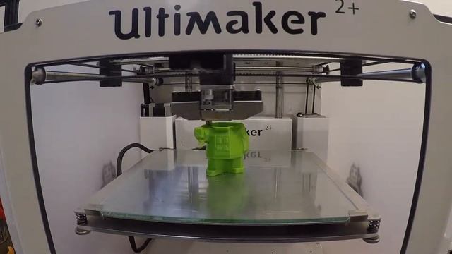 3d print time-lapse | BUGA-Zwerg 12cm PET grün | Ultimaker 2+ | printlapse смотреть онлайн