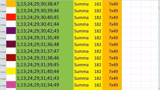 Лото 7 из 49 Сумма 182 видео 40 смотреть онлайн