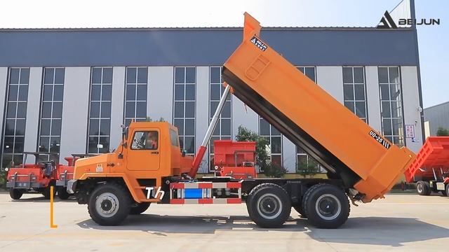 25 Tons Underground Dump Truck 6 x 4 Water Cooling Heavy Duty For Mining смотреть онлайн