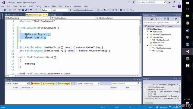 [Udemy UE4 C++] 030 Constructors For Initialisation смотреть онлайн
