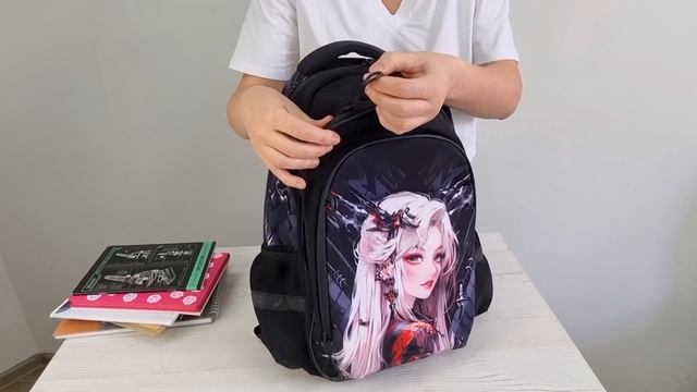 Рюкзак школьный, Феникс+, 31х44х16 см, полиэстер, сублимационная печать, 1 отделение смотреть онлайн