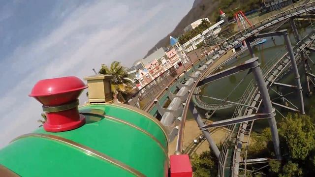 Vivace Mine Train Roller Coaster POV New Reoma World Japan смотреть онлайн