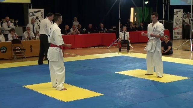 British Karate Kyokushinkai Aka Jordan Heather V Shiro Dylan Baldwin