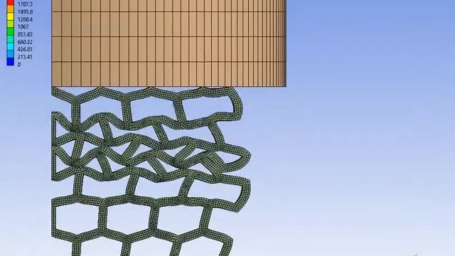 ANSYS Explicit Dynamics Crush Honeycomb Slower смотреть онлайн