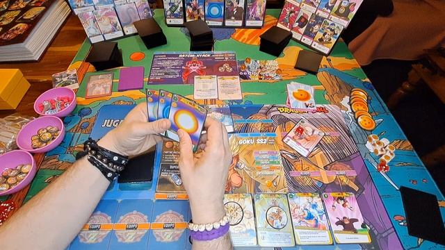 Dragon Ball Deckbuilding Game:  Goku SS2 Vs Hatchiyack