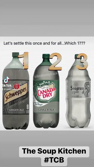 Which ginger ale is the best? Drop those comments‼️#GingerAle #Schweppes #CanadaDry #Seagrams #TCB смотреть онлайн