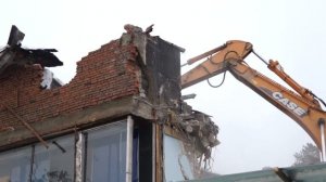 11 ноября 2016 года. Снос здания клуба Отдых продолжается