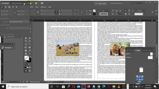 INDESIGN Jump Text Wrap смотреть онлайн