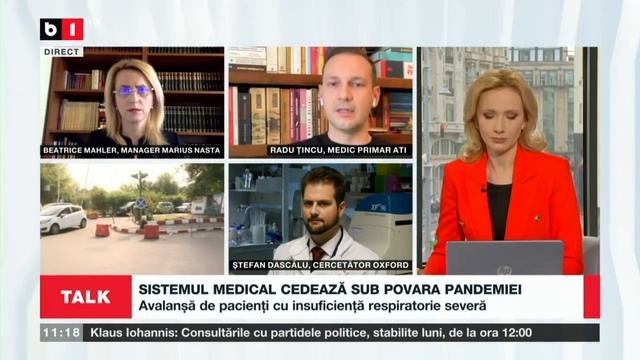 TALK B1 ORA 11.00 CU ANDREEA MORARU - MEDIC: E NEVOIE DE UN LOCKDOWN DE 2 SAPTAMANI смотреть онлайн